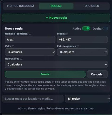 Reglas de la Máquina