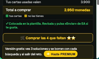 Aviso del plan gratis